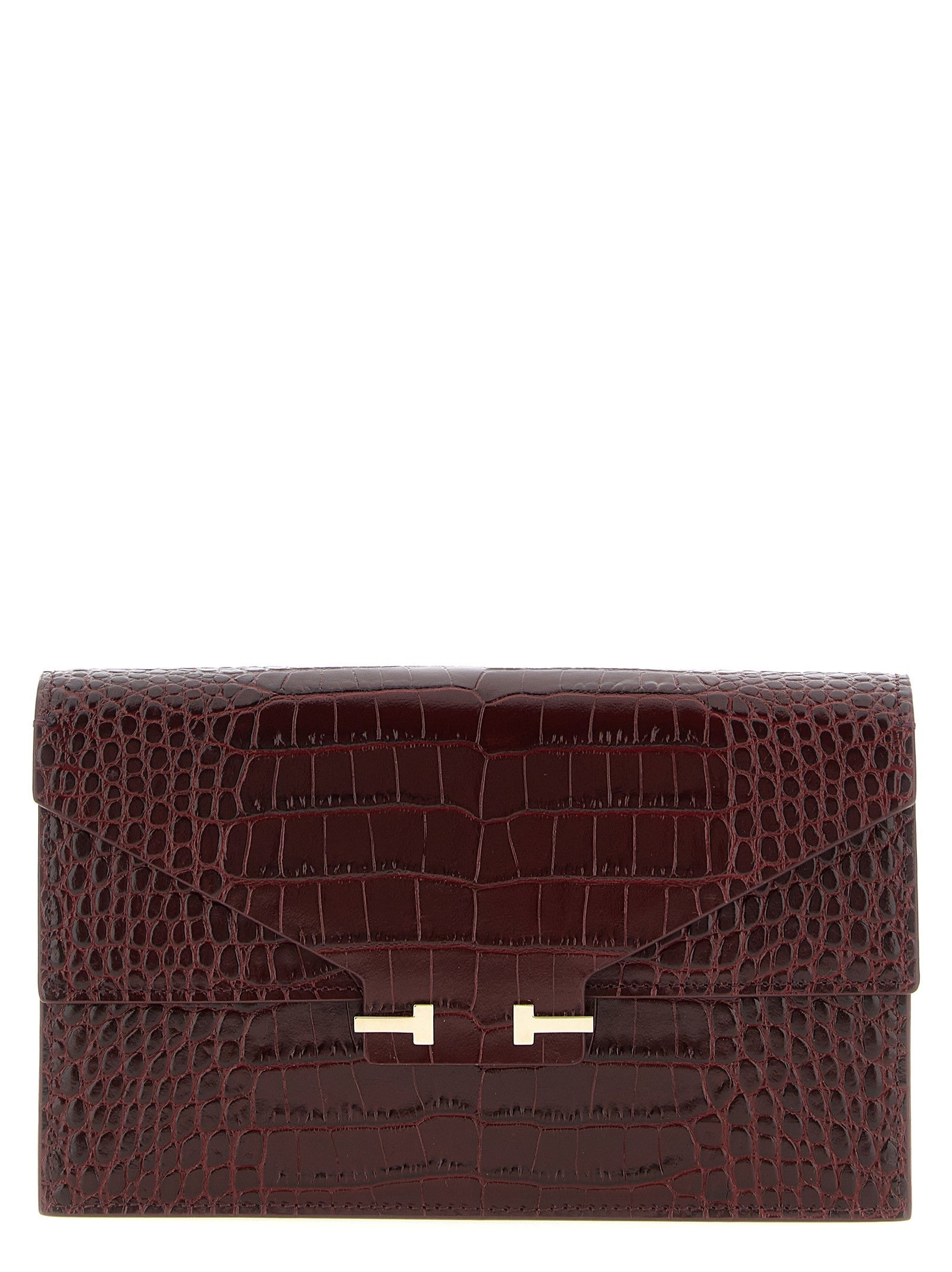Tom Ford Aube Mini Clutch Red