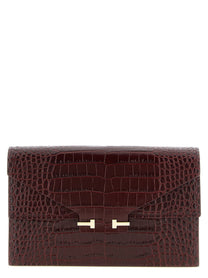 Tom Ford Aube Mini Clutch Red