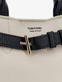 Tom Ford Women's Small Audrey Shopping Bag White