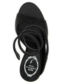 Rene Caovilla Audrey Sandals Black
