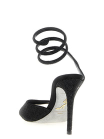 Rene Caovilla Audrey Sandals Black
