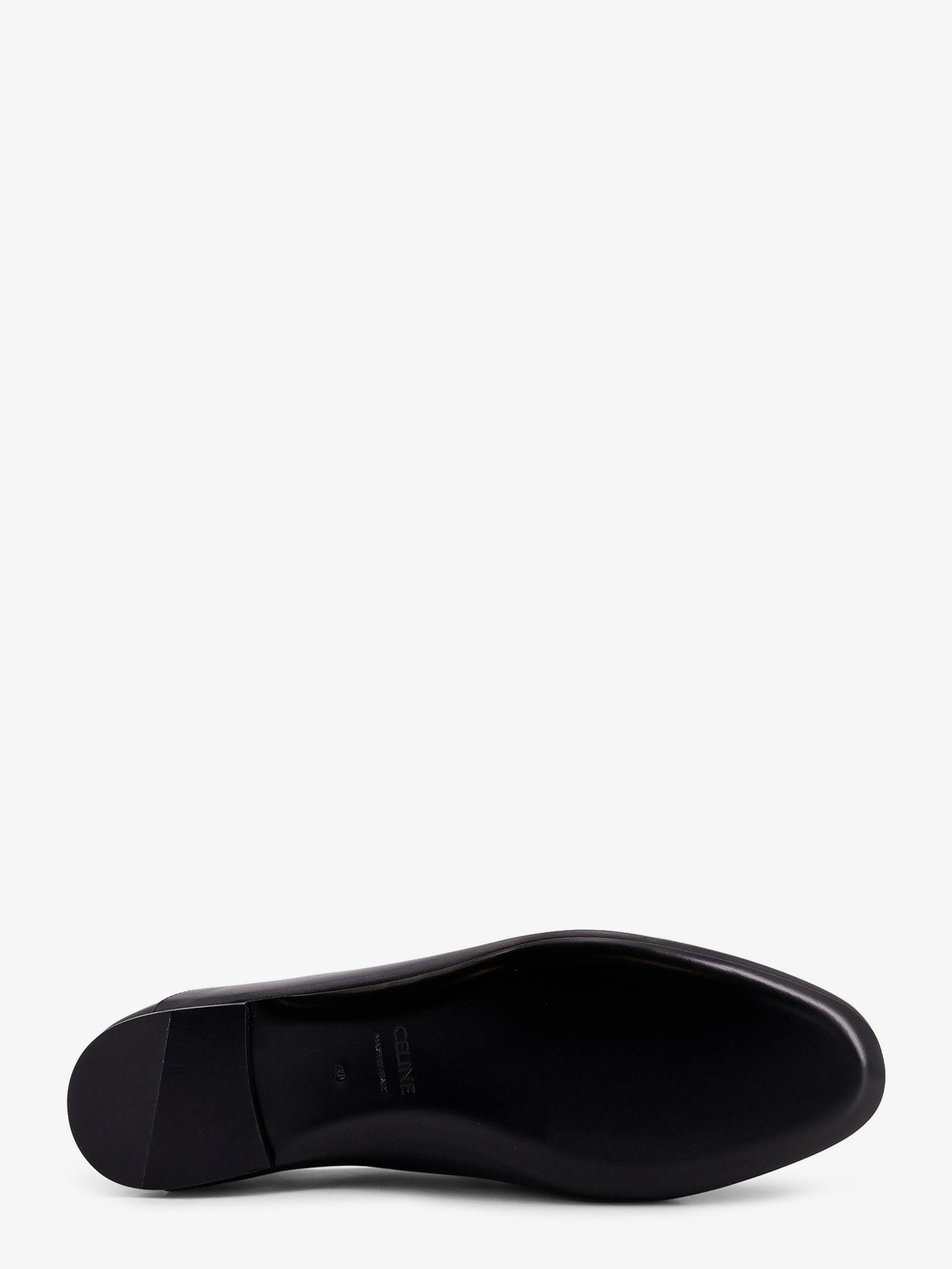 Celine Women's Aura Slip on Leather Loafers Black