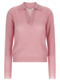AURALEE - AURALEE - Tam yarn polo shirt - Women’s Tops