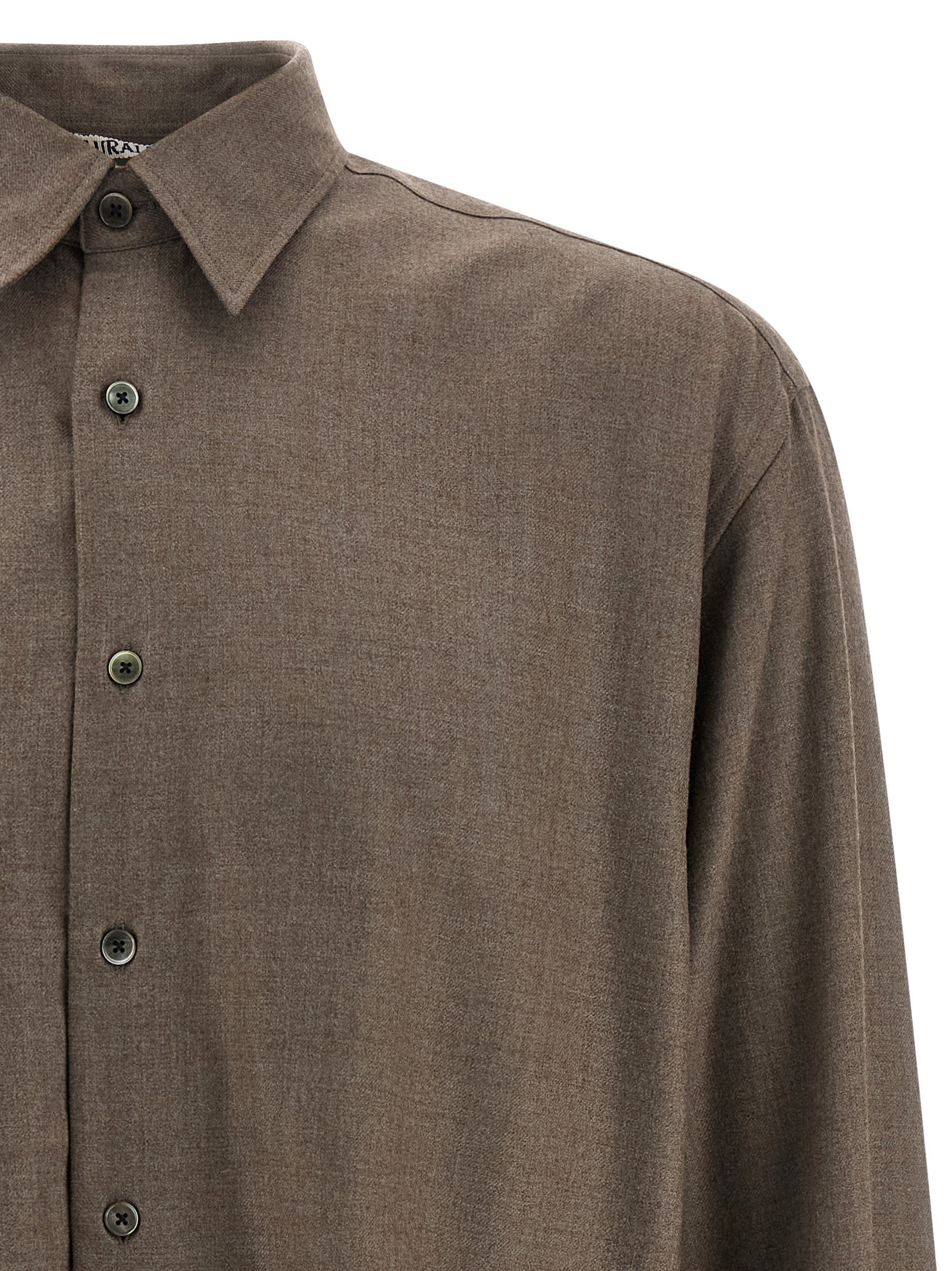 AURALEE - AURALEE - Ultra-fine velvet wool shirt - Men’s Tops