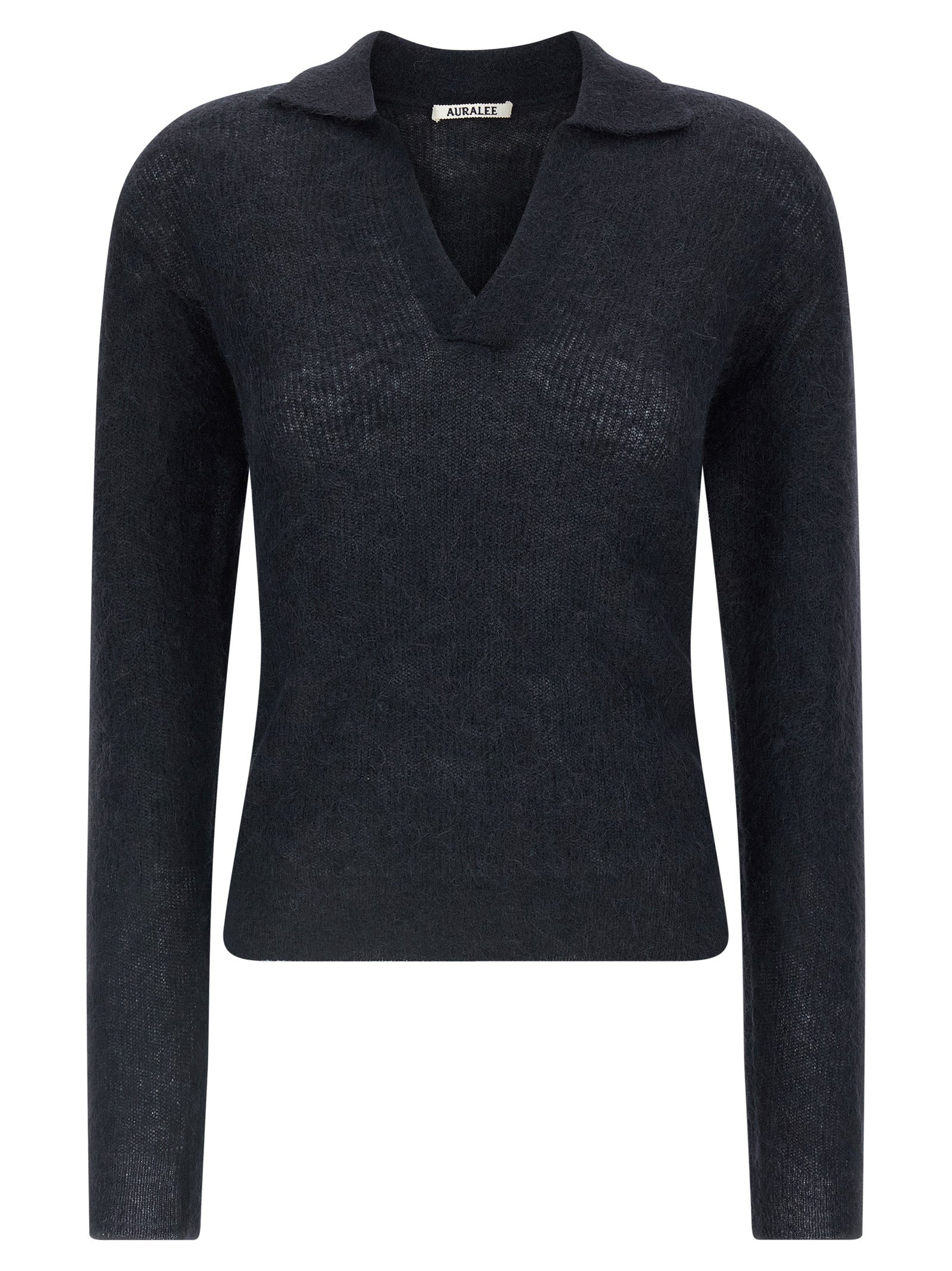 AURALEE - AURALEE - Tam yarn polo shirt - Women’s Tops