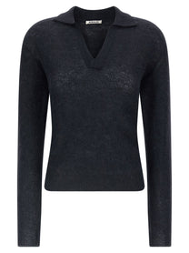 AURALEE - AURALEE - Tam yarn polo shirt - Women’s Tops
