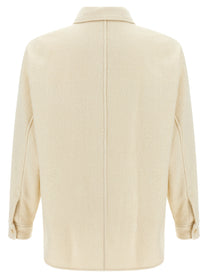 AURALEE - AURALEE - Overshirt tweed Homesupn - Men’s Tops