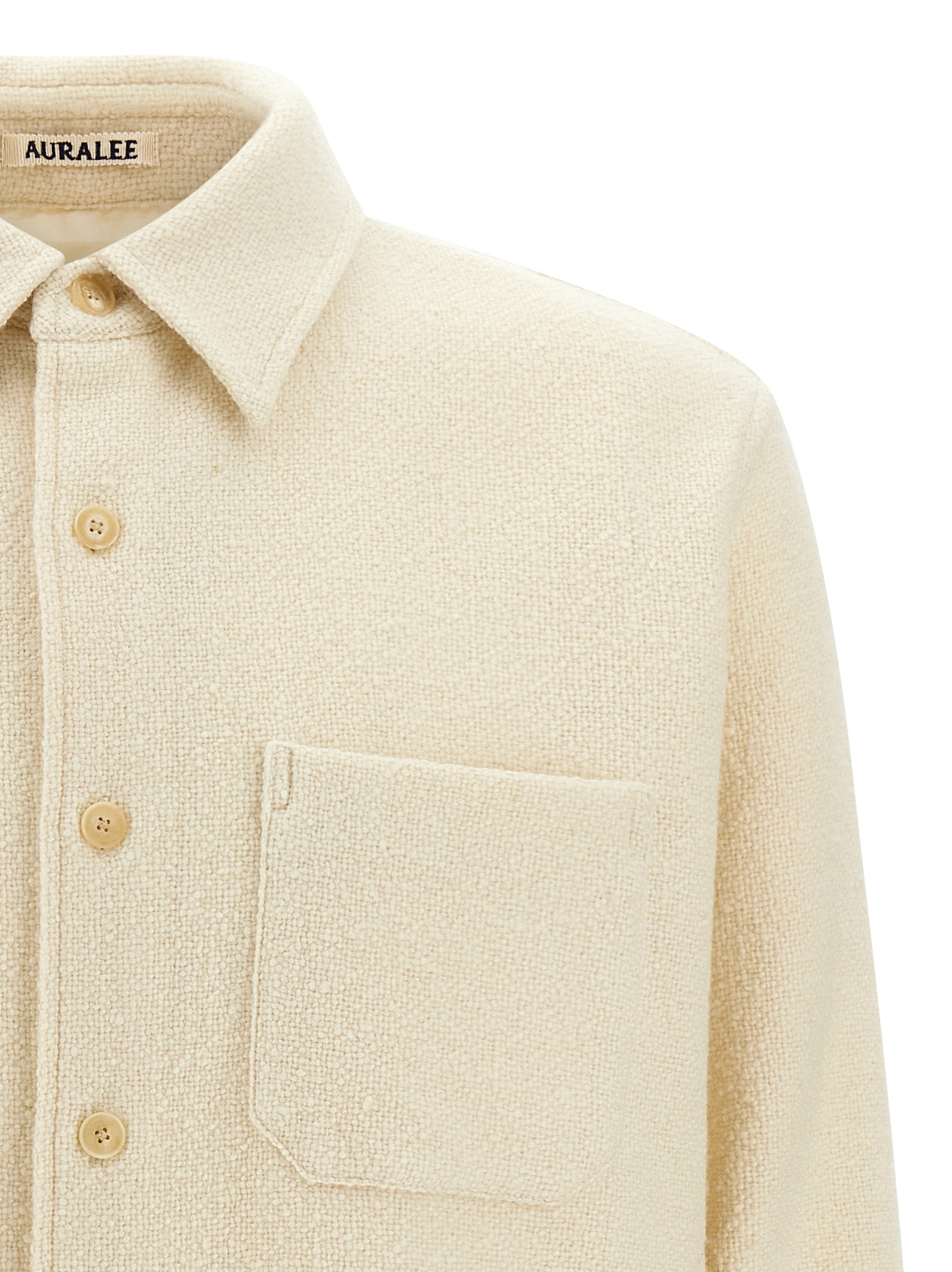 AURALEE - AURALEE - Overshirt tweed Homesupn - Men’s Tops