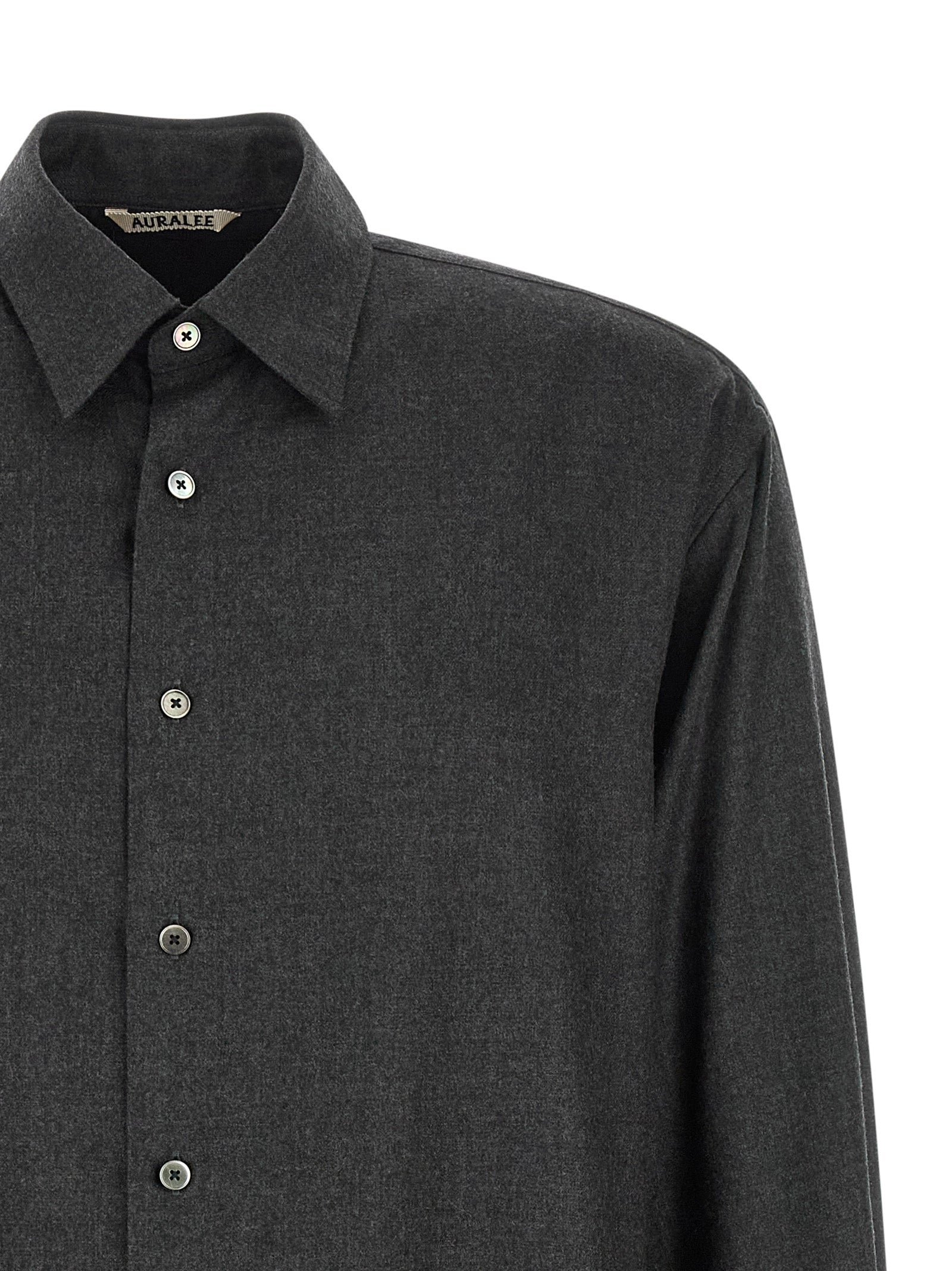 AURALEE - AURALEE - Ultra-fine velvet wool shirt - Men’s Tops