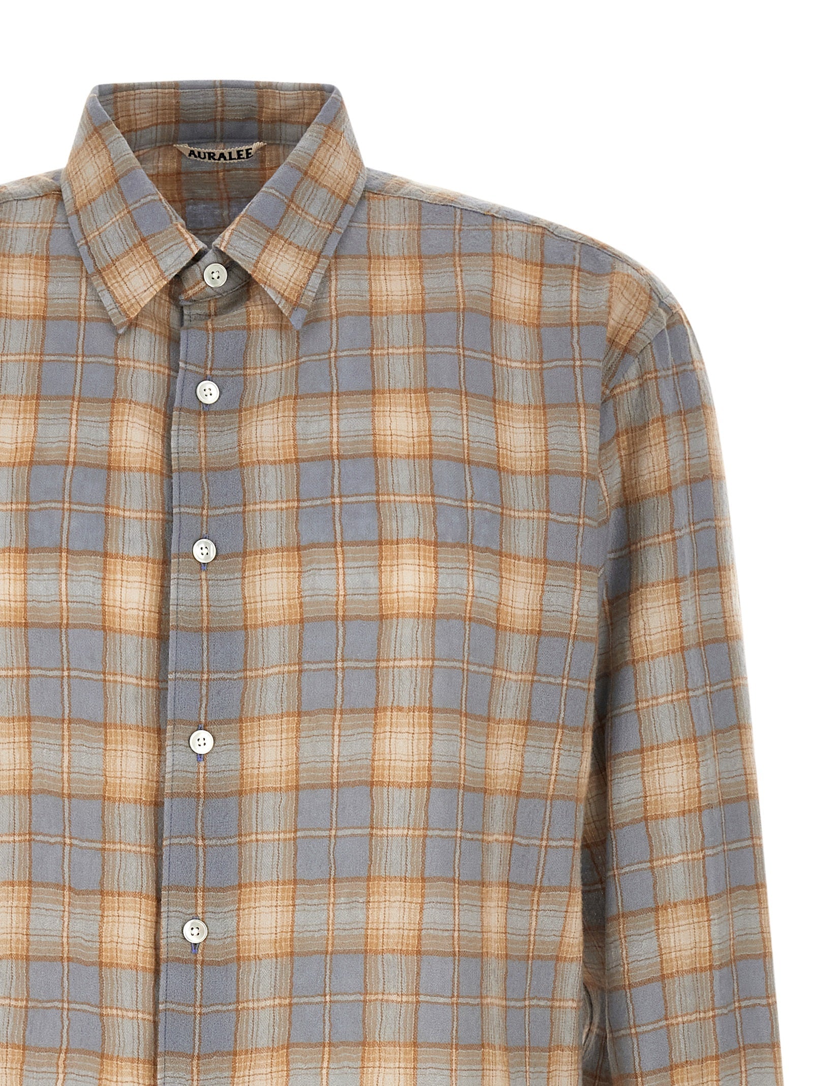 AURALEE - AURALEE - ’Airy Wool Check’ shirt - Men’s Tops