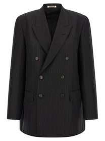 AURALEE - AURALEE - Pinstriped long blazer - Women’s Clothing