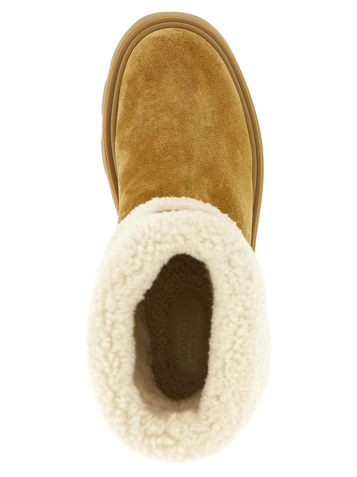 Moncler Aurea Ankle Boots Beige, view 4