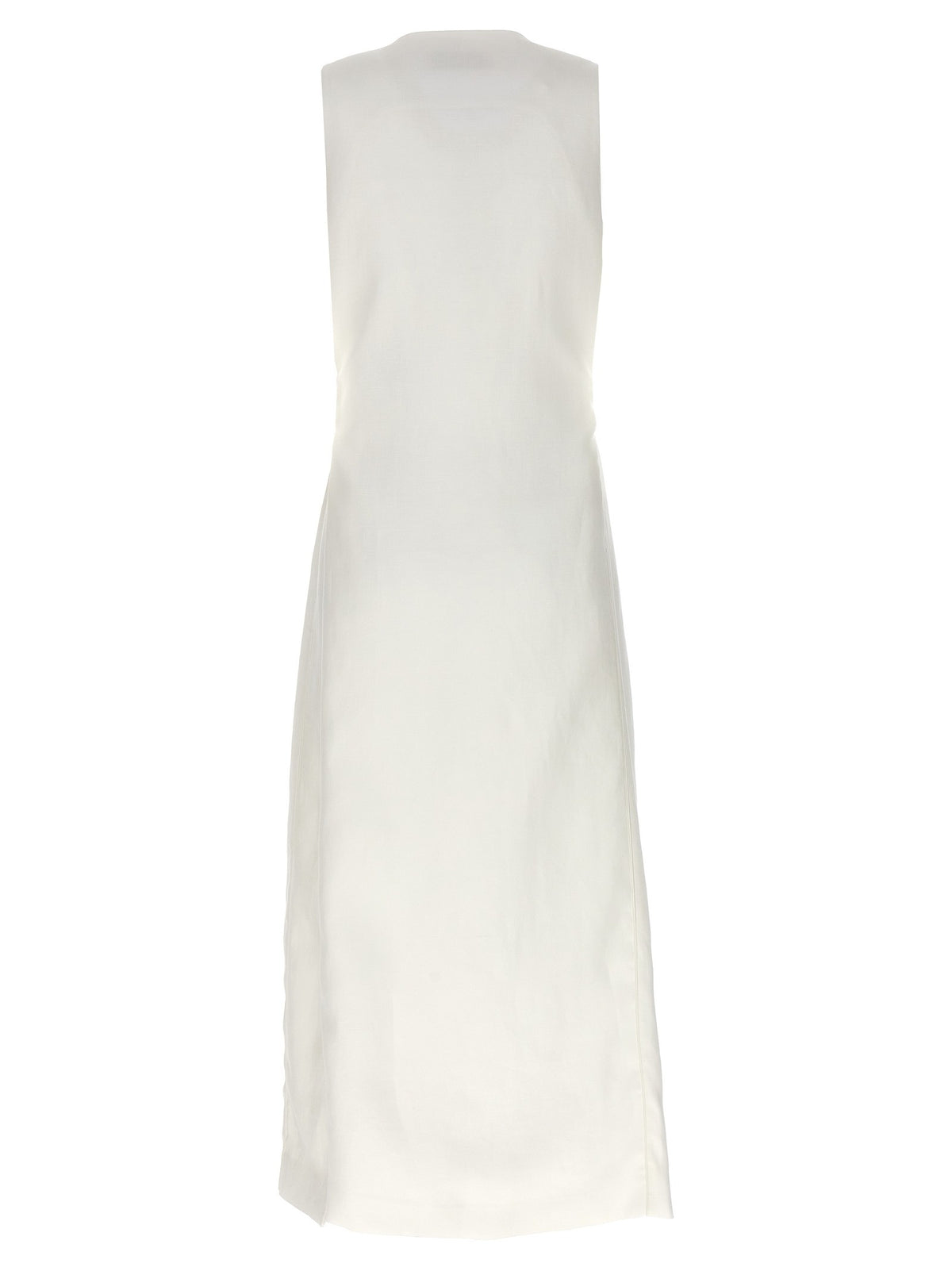 Max Mara Aureo Maxi Waistcoat White, view 2