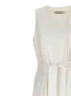 Max Mara Aureo Maxi Waistcoat White, view 3