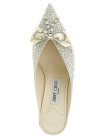 Jimmy Choo Auria Sabots Silver