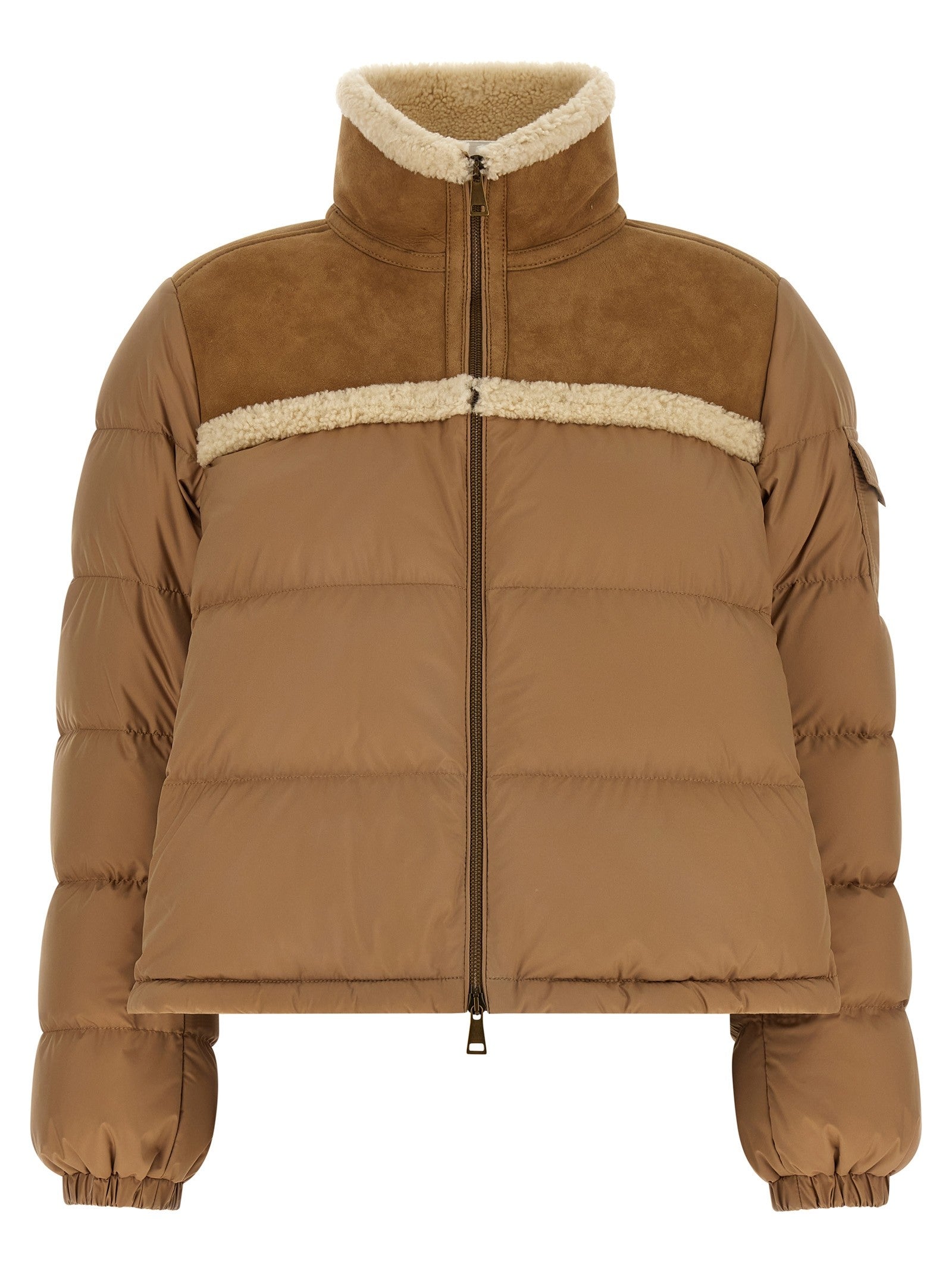 Moncler Aurore Down Jacket Beige