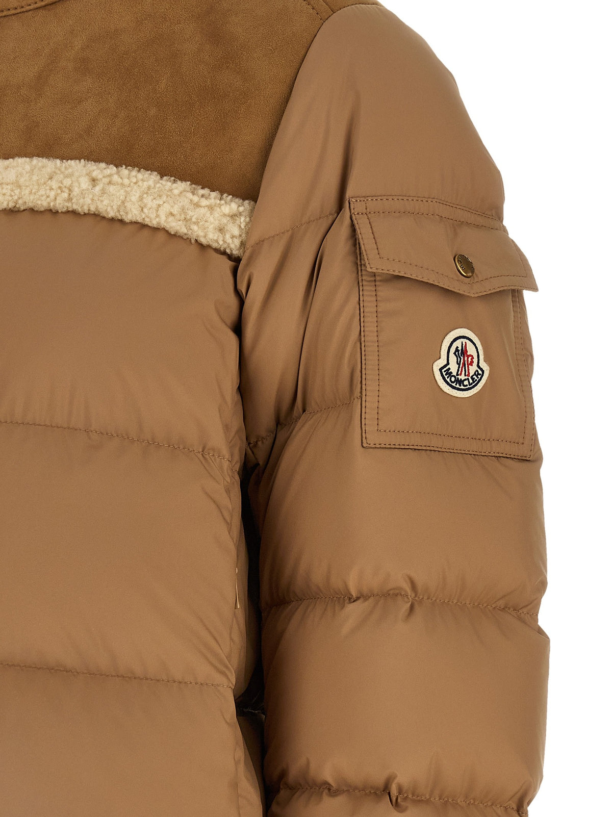 Moncler Aurore Down Jacket Beige
