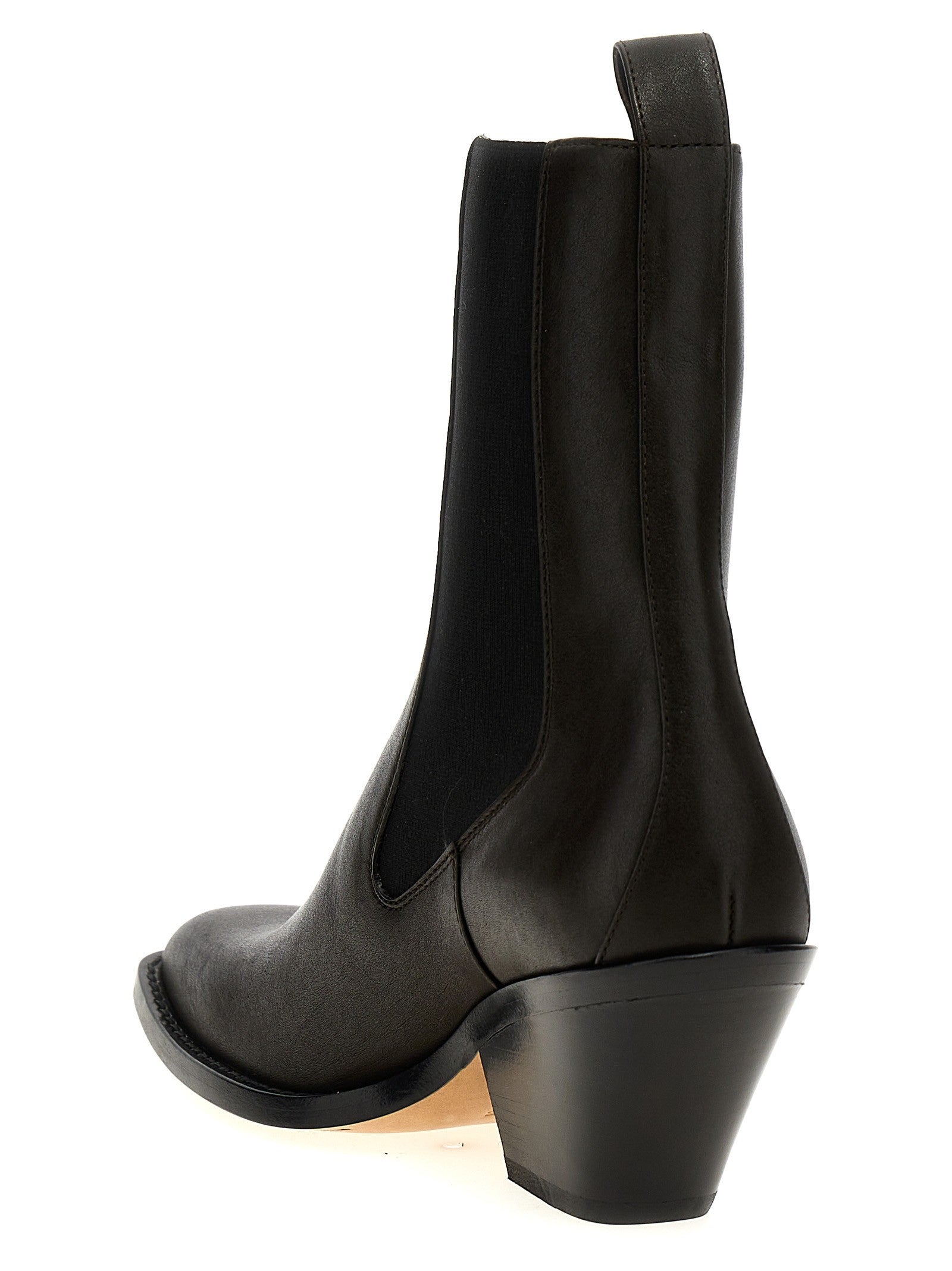 Khaite Austin Ankle Boots Brown