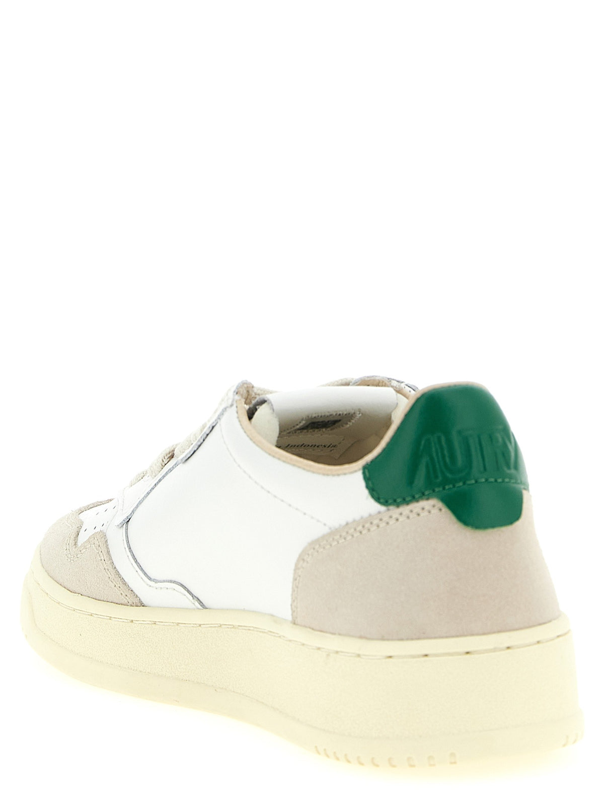 AUTRY Autry Medalist Low Leather and Suede Sneakers Gold