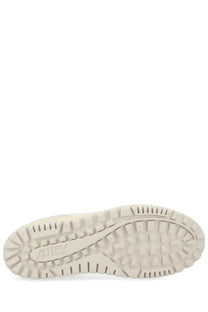 Back view of autry men’s sneaker wildpace low multicolor with cream rubber sole and textured tread pattern air logo