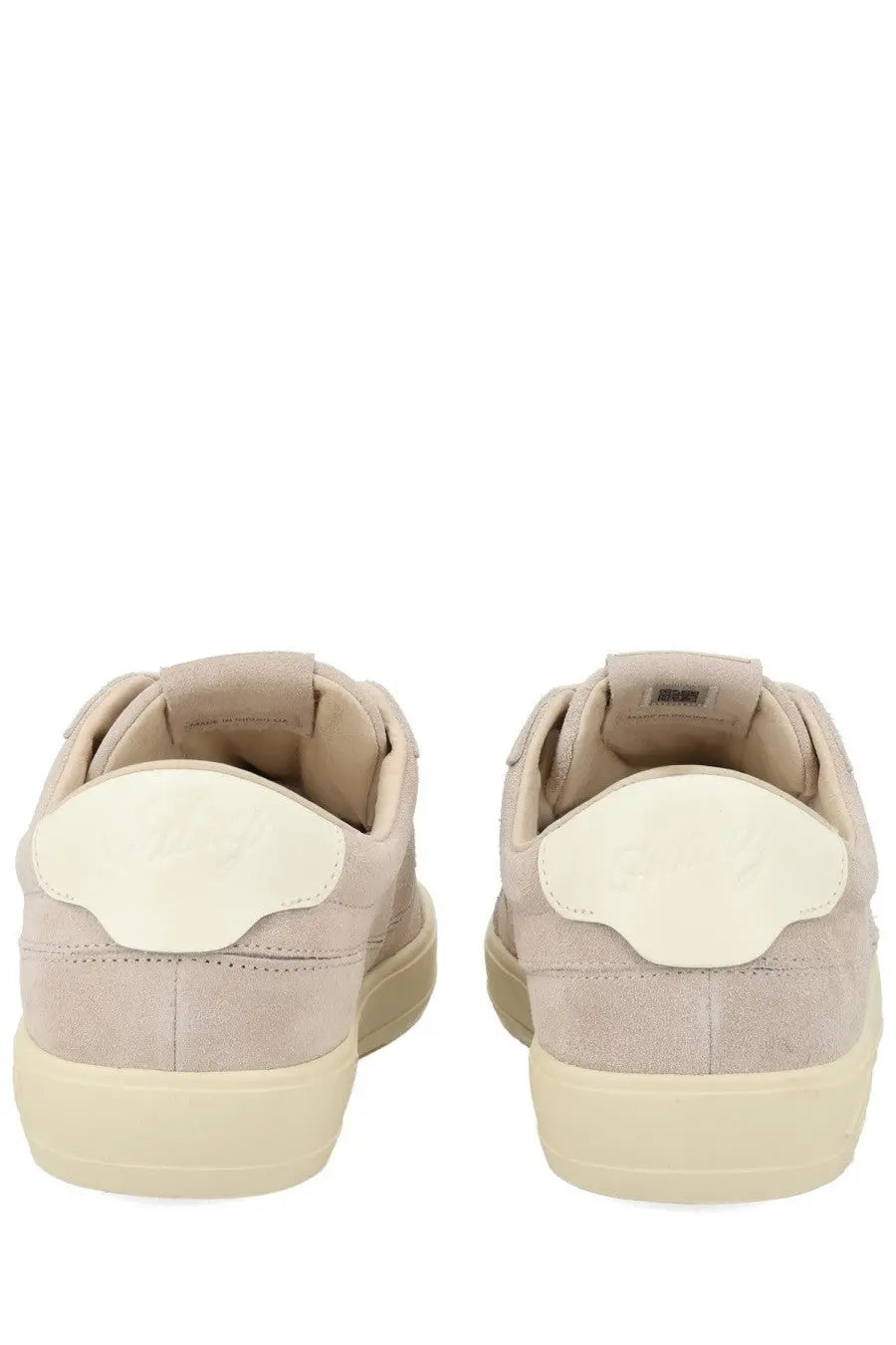 Beige suede AUTRY men’s sneaker windscape low with cream rubber sole and matching heel tab