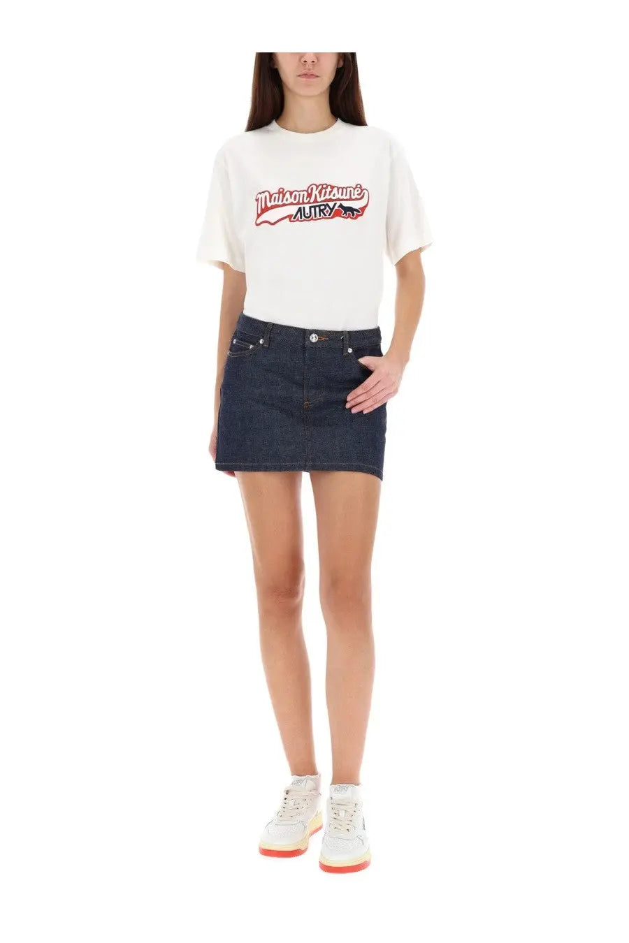 AUTRY Unisex Autry Maison Kitsuné Shirt White, view 2