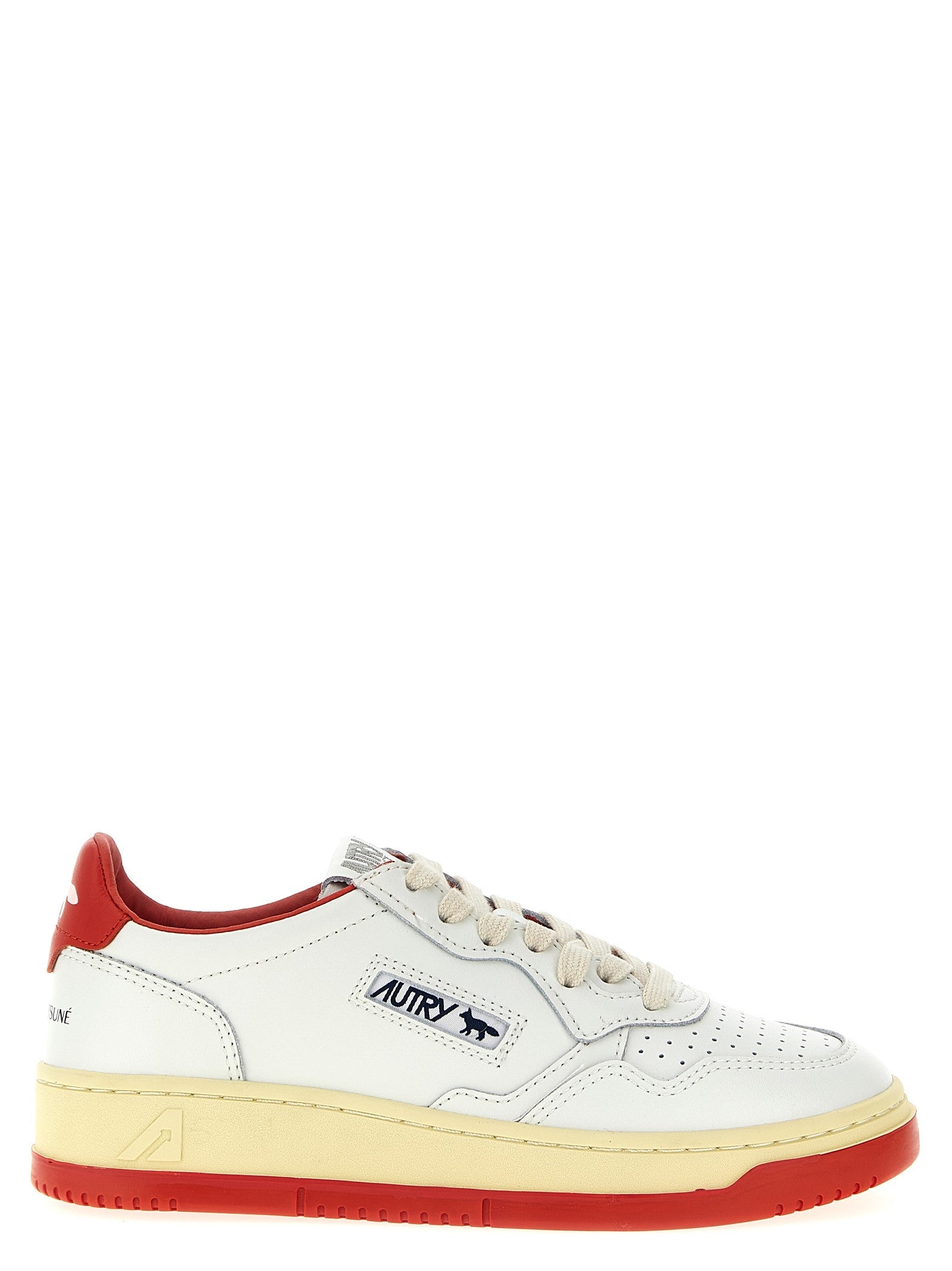 AUTRY Autry Maison Kitsuné Medalist Low Sneakers Red