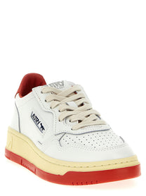 AUTRY Autry Maison Kitsuné Medalist Low Sneakers Red