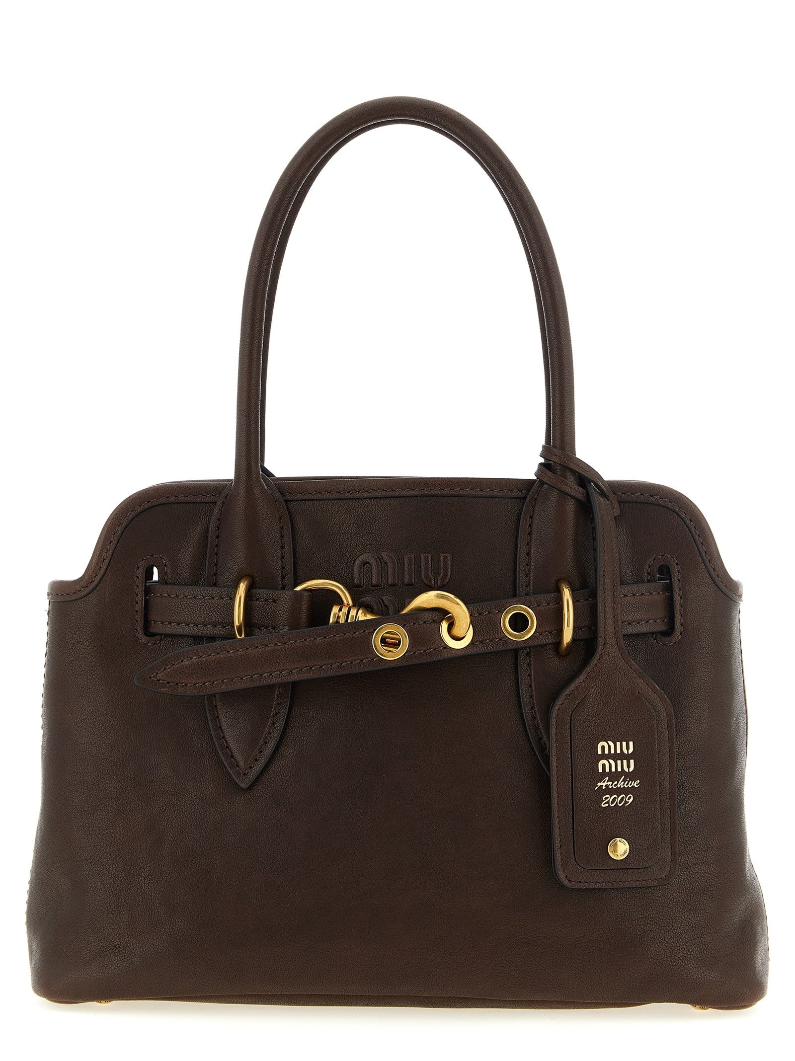 Miu Miu Aventure Handbag Brown