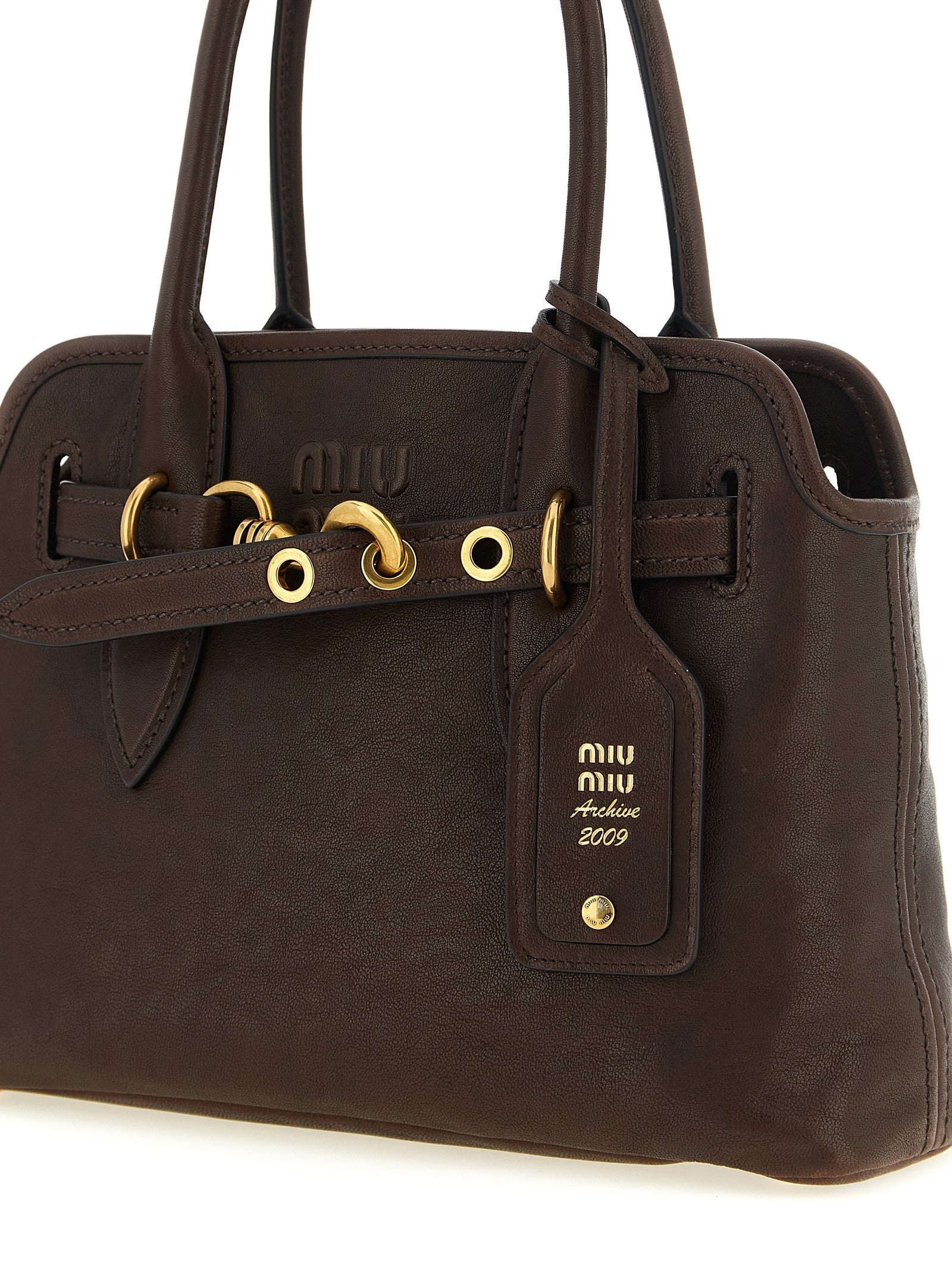Miu Miu Aventure Handbag Brown