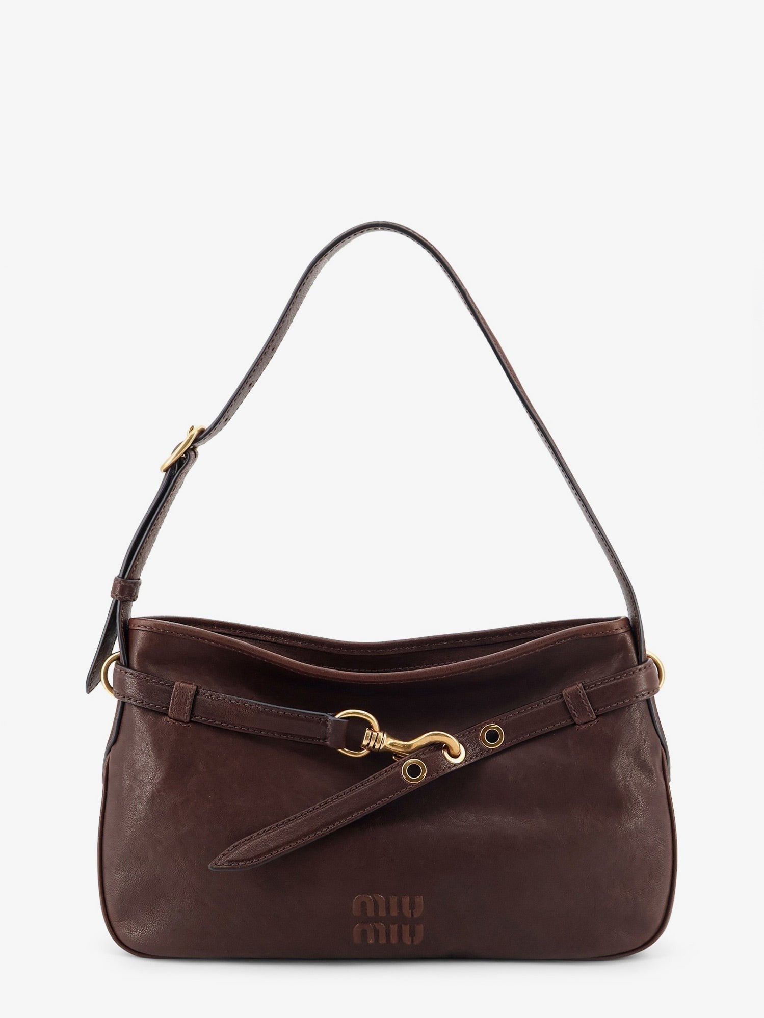 Miu Miu Women's Aventure Leather Shoulder Bag RADICA