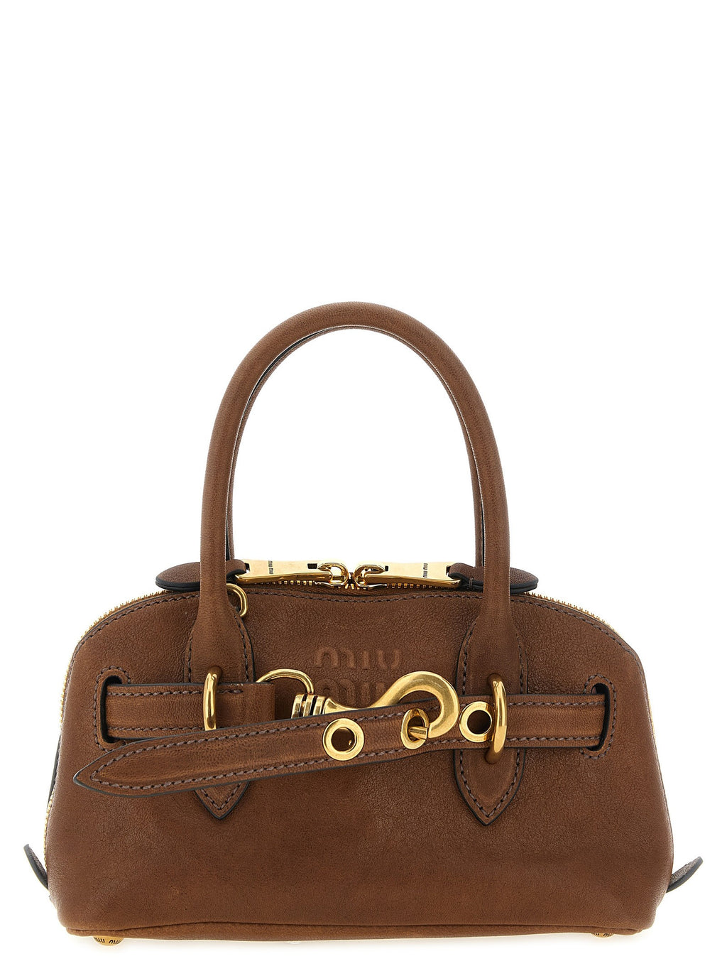 Miu Miu Aventure Mini Handbag Brown