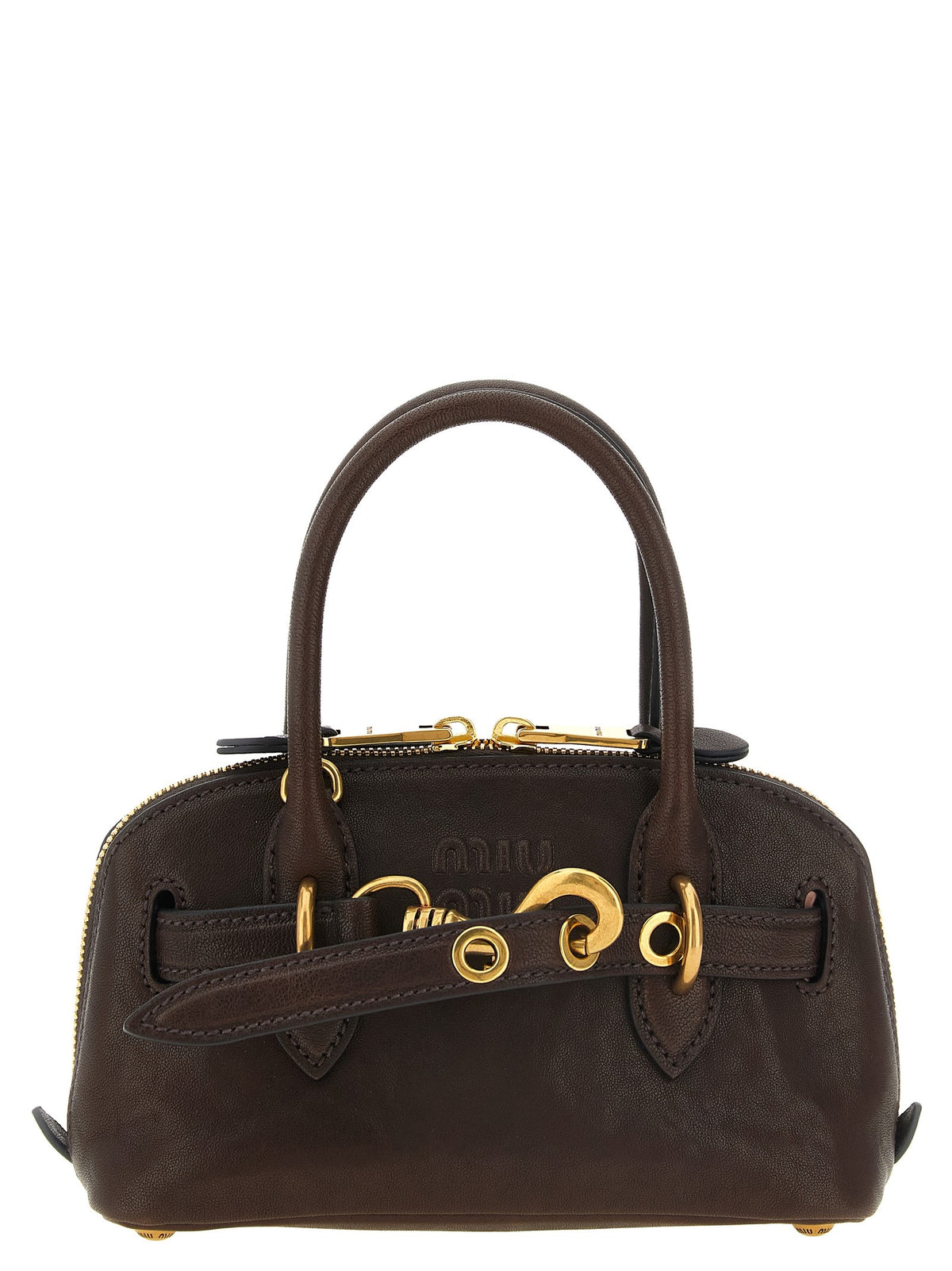 Miu Miu Aventure Mini Handbag Brown