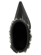 Balenciaga Avenue Fringe Ankle Boots Black, view 4