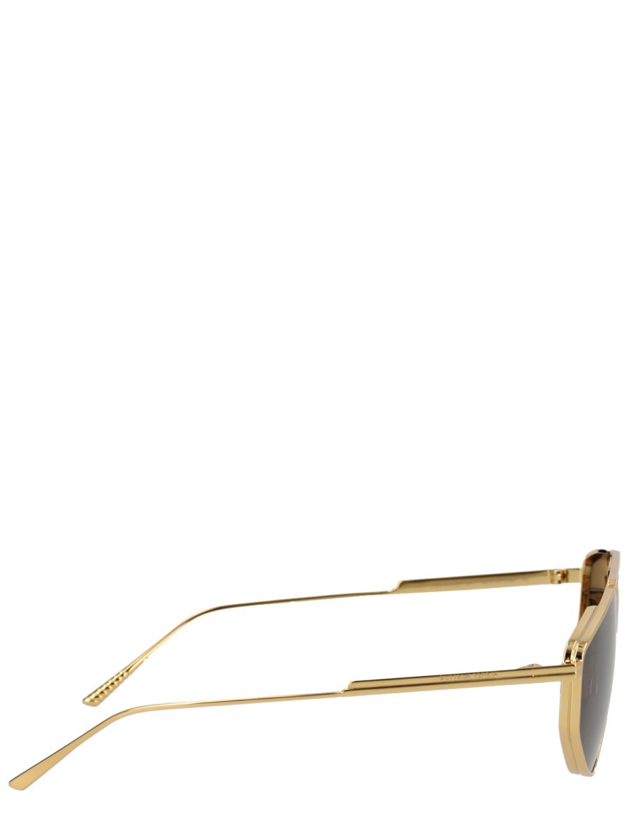 Bottega Veneta Women's Aviator Classic Sunglasses Gold