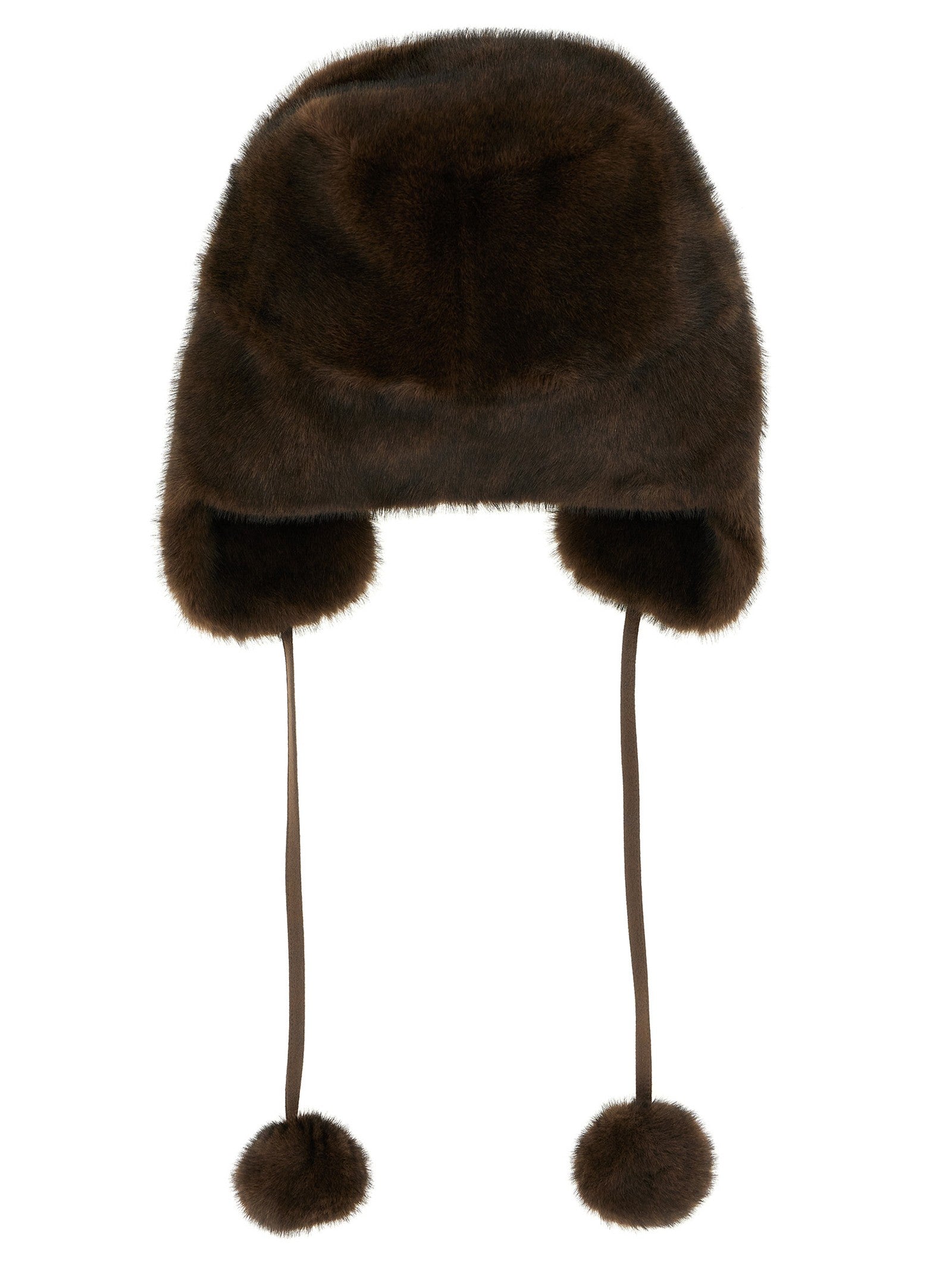 LOU ANDREA Aviator Hat Brown