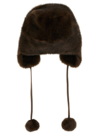 LOU ANDREA Aviator Hat Brown