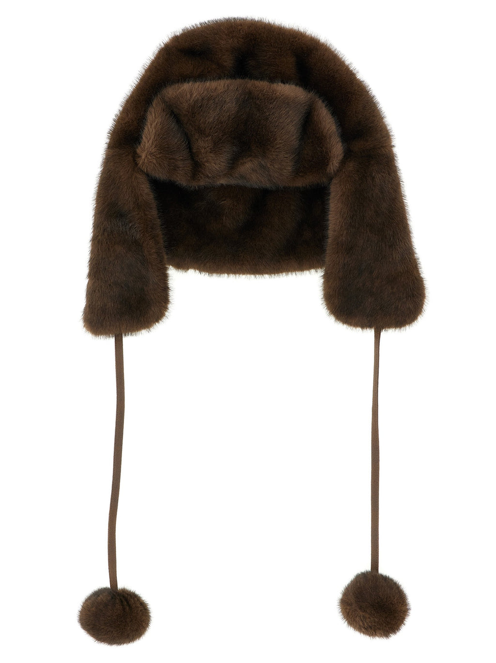 LOU ANDREA Aviator Hat Brown