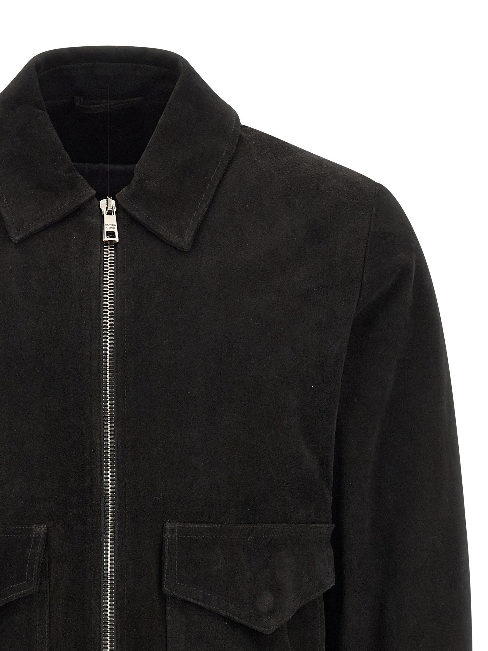 Giorgio Brato Aviator Jacket Black