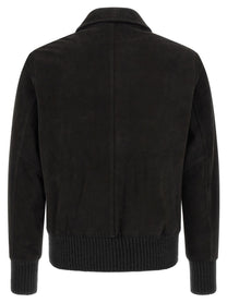 Giorgio Brato Aviator Jacket Black