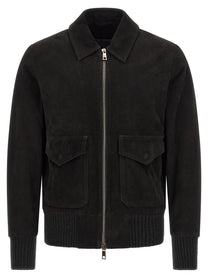 Giorgio Brato Aviator Jacket Black
