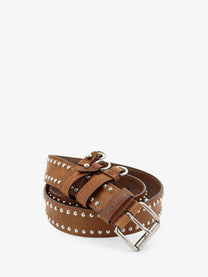 Miu Miu Women's Aviator Nappa Belt Rovere