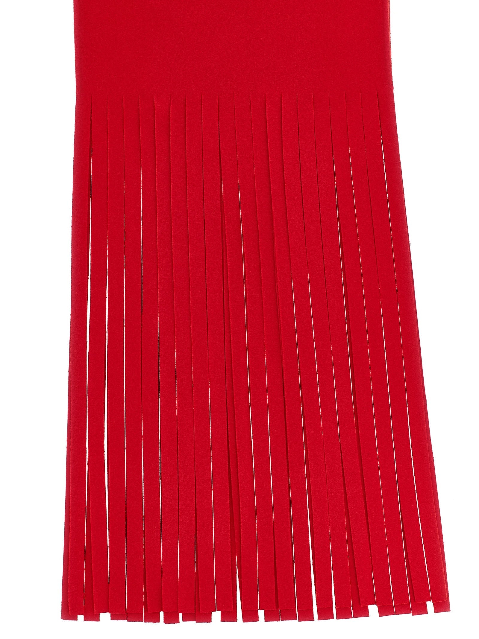 Sportmax Avocado Scarf Red