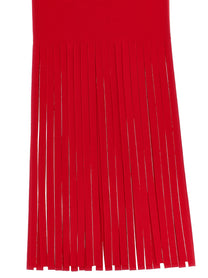 Sportmax Avocado Scarf Red