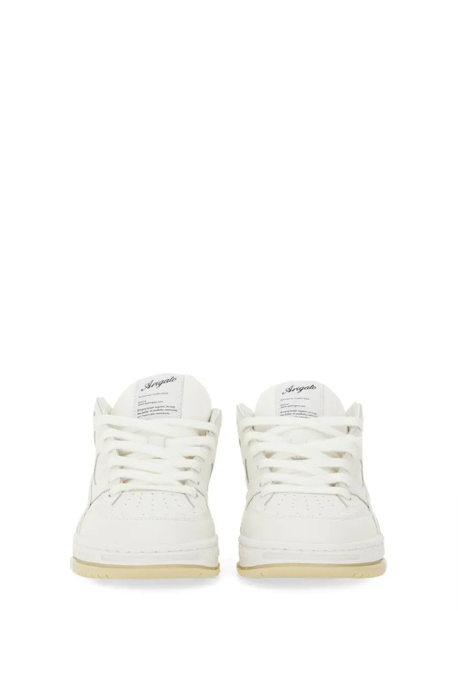 Axel Arigato women’s Area LO white high-top sneakers with clean minimalist design and subtle tongue branding