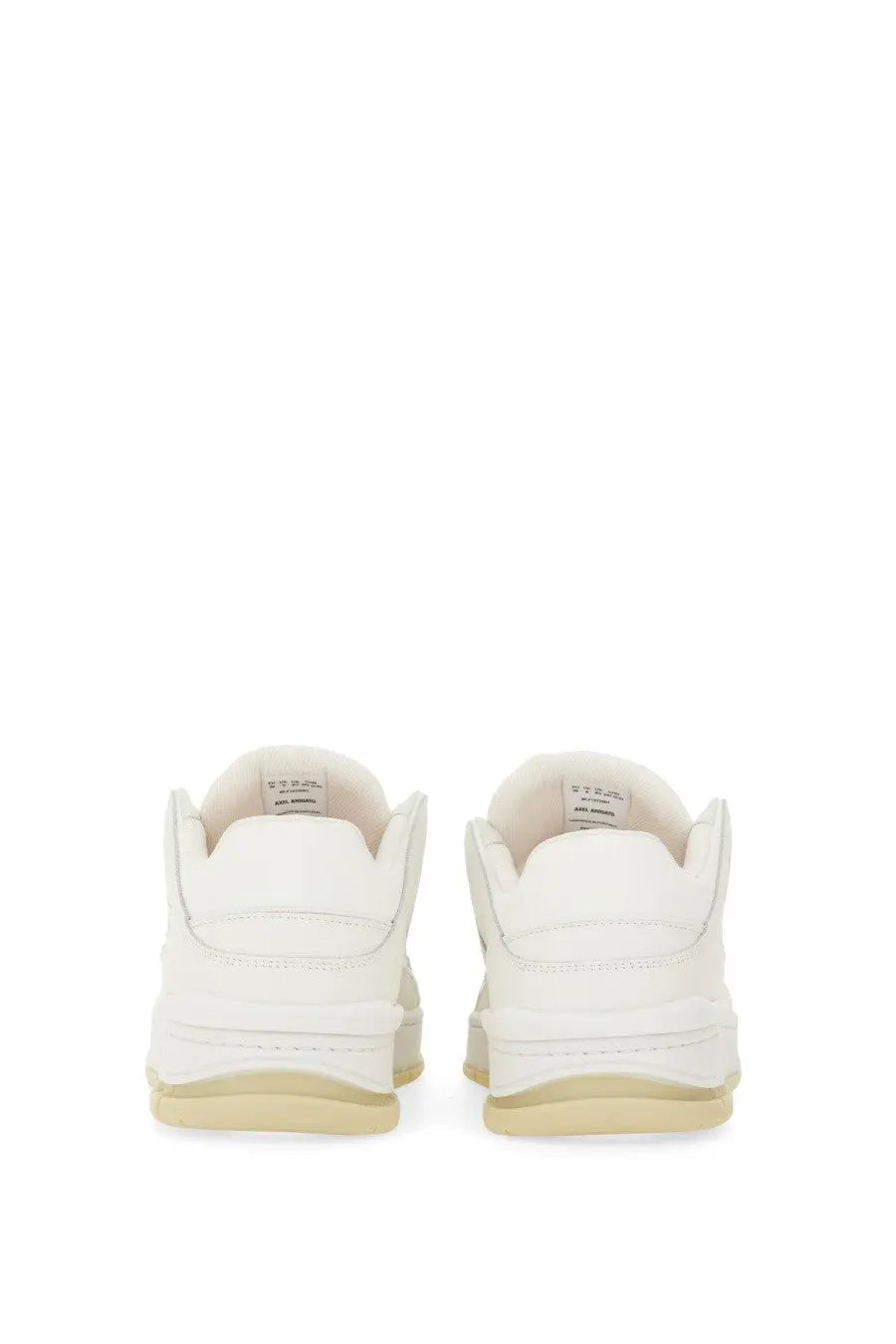 Axel Arigato women’s area lo sneaker white leather with chunky sole and minimalist design front view