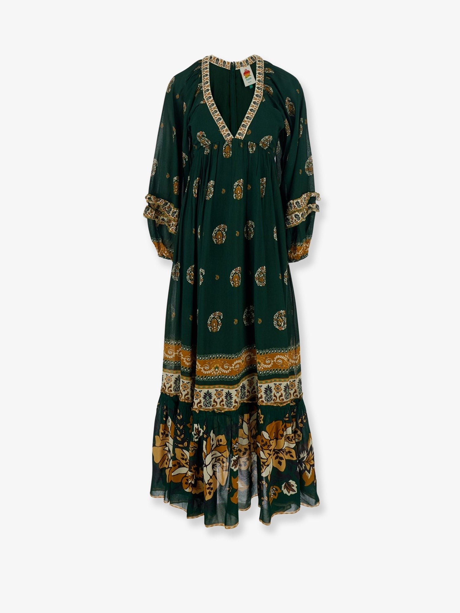 Farm Rio Women's Ayla Maxi Dress Green Farm Rio