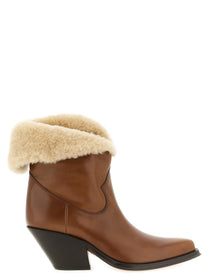Chloé Azelan Ankle Boots Brown