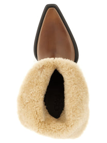 Chloé Azelan Ankle Boots Brown
