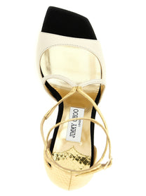 Jimmy Choo Azia Sandals Gold